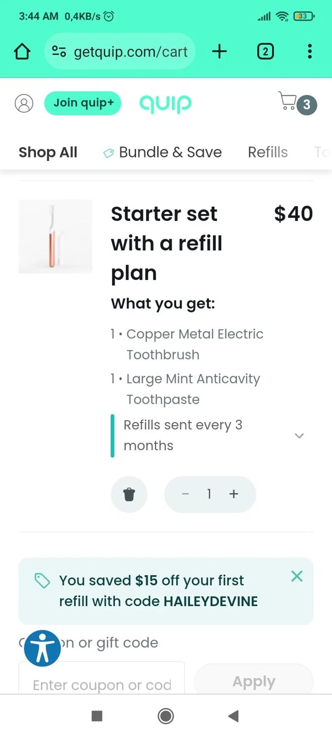 Get quip Promo Codes 20 Off May 2024