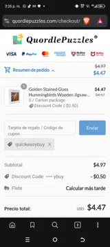 quickeasybuy coupon verification screenshot