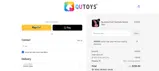 QUTOYS coupon verification screenshot