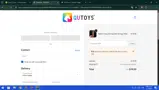 QUTOYS coupon verification screenshot
