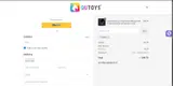 QUTOYS coupon verification screenshot