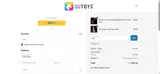 QUTOYS coupon verification screenshot