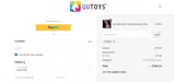 QUTOYS coupon verification screenshot