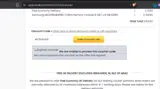NV25AUG5 coupon verification screenshot
