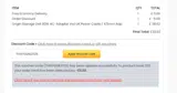 THXFIVENL0125 coupon verification screenshot