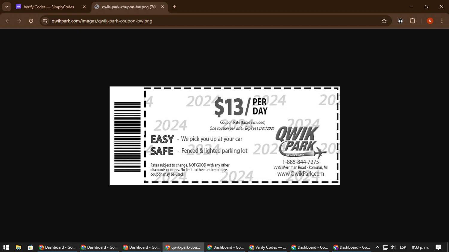 Qwik Park Coupons - $12 Off | September 2024