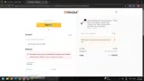 OUT coupon verification screenshot