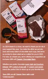 CHOCOLATE coupon verification screenshot