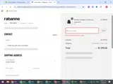 Rabanne coupon verification screenshot