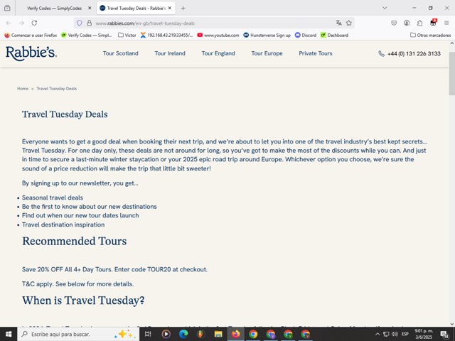 Rabbies checkout page showing Rabbies promo code box | Screenshot taken by SimplyCodes community member on Jun 4, 2025