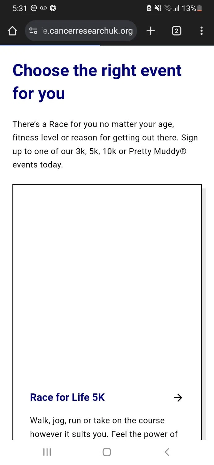 Race for Life promo code screenshot showing code RACE24NY applied at Race for Life checkout page. Uploaded by SimplyCodes community member yajairagonzalez1 on Feb 6, 2025