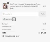 SAVE33OFF coupon verification screenshot