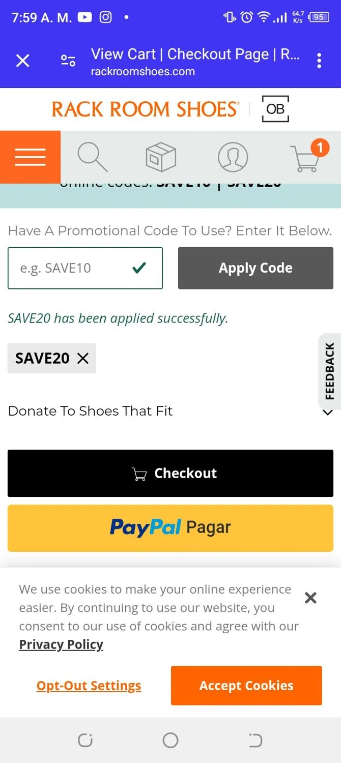 rack room shoes coupon 2019
