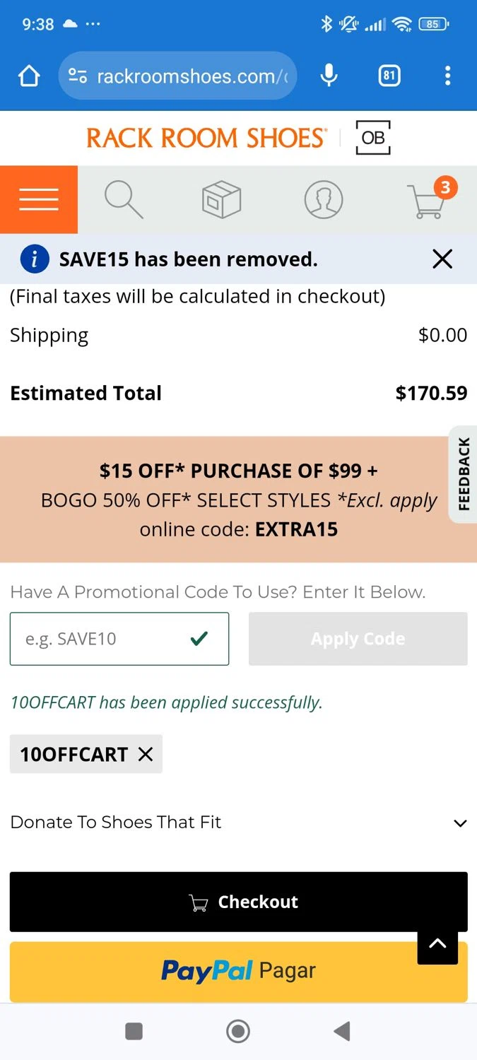 Rack Room Shoes Promo Codes 15 Off April 2024