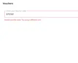 EPSTAY coupon verification screenshot