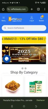 Happy25 coupon verification screenshot
