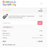 rainbow15 coupon verification screenshot