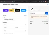 Rainbow Unicorn Birthday Surprise coupon verification screenshot