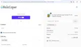 RainCaper coupon verification screenshot