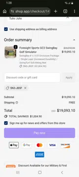 5N3-JBSF coupon verification screenshot