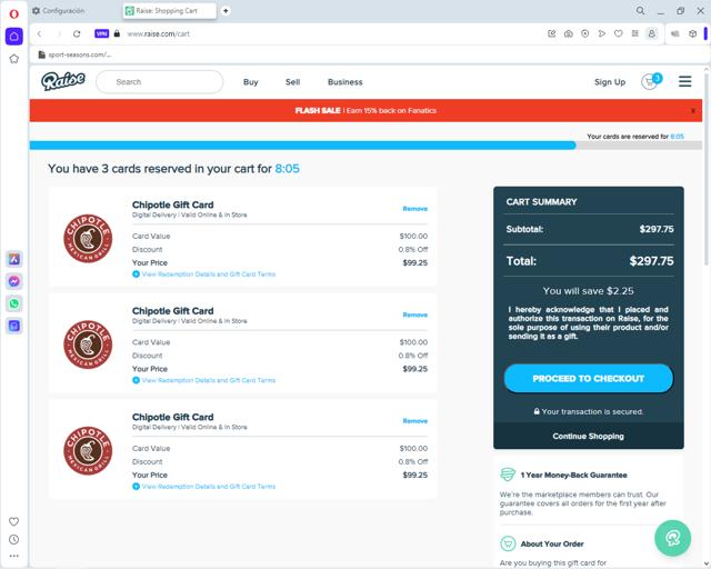 GCX checkout page showing GCX promo code box | Screenshot taken by SimplyCodes community member on Feb 22, 2024