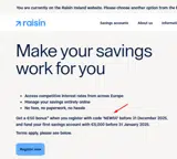 Raisin coupon verification screenshot