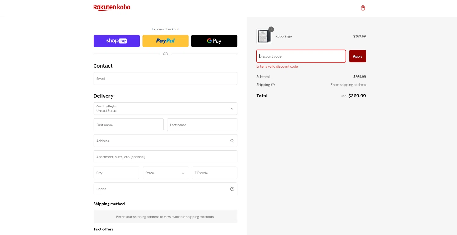 Rakuten Kobo eReader Store promo code screenshot showing code PERKOPOLIS applied at Rakuten Kobo eReader Store checkout page. Uploaded by SimplyCodes community member WonderGuardian4443 on Feb 23, 2025