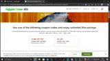 VISA10000 coupon verification screenshot