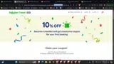welcomecoupon coupon verification screenshot