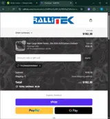 RalliTEK coupon verification screenshot