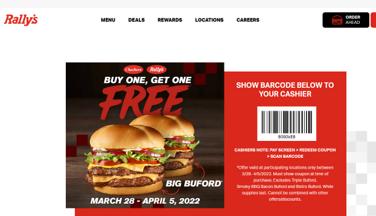 Rally's Promo Codes - 30% Off Sitewide Coupons Mar 2026