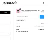 WELCOME10 coupon verification screenshot