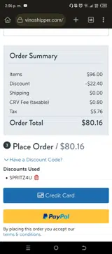 SPRITZ4U coupon verification screenshot