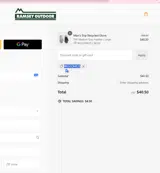 WELCOME25 coupon verification screenshot