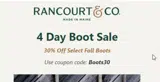 Rancourt and Company coupon verification screenshot