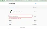 SPOOKY coupon verification screenshot