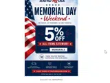 MEMORIAL5 coupon verification screenshot