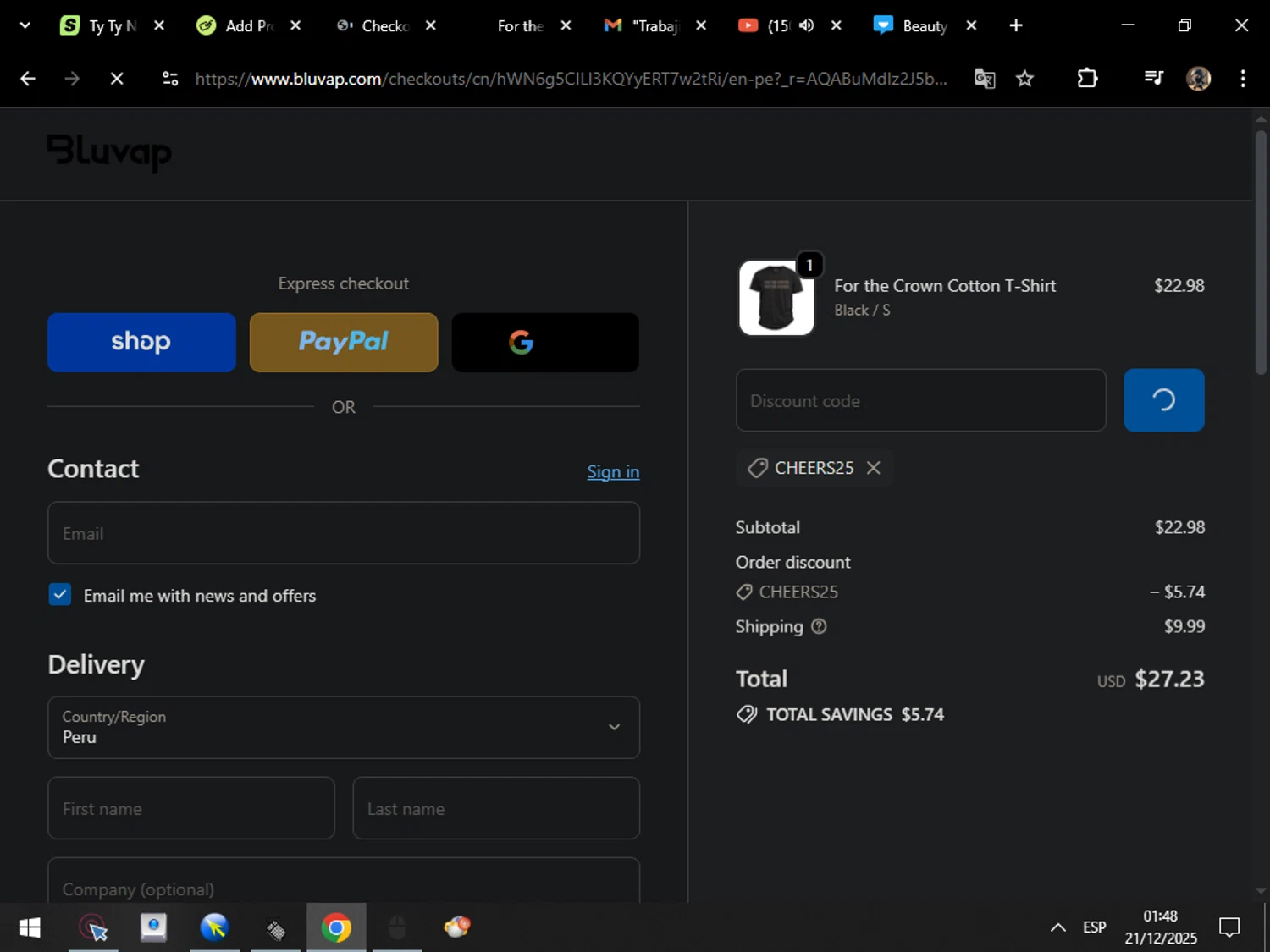 Rare Air Discs discount code screenshot showing code NEWYEAR15 applied at Rare Air Discs checkout page. Uploaded by SimplyCodes community member MarcosAranguren on Jan 6, 2026