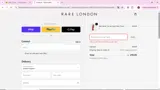 Rare London coupon verification screenshot