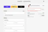 Rare London coupon verification screenshot
