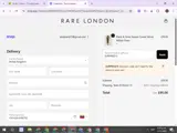 Rare London coupon verification screenshot