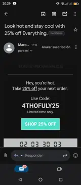 Rare Romance coupon verification screenshot