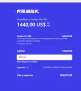 RASK40 coupon verification screenshot