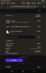 Ella20 coupon verification screenshot