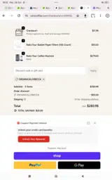 ORGANICALLYBECCA coupon verification screenshot