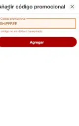 SHIPFREE coupon verification screenshot