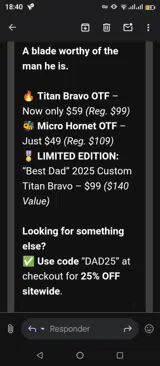 Raven Crest Tactical coupon verification screenshot
