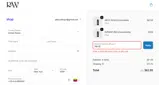 Raw Pigments coupon verification screenshot