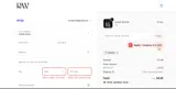 Raw Pigments coupon verification screenshot
