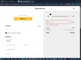Rayal Collection coupon verification screenshot